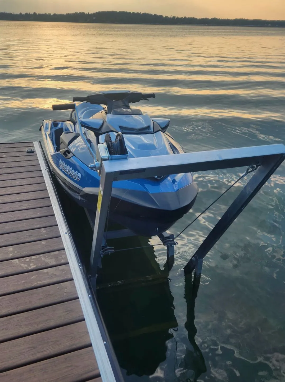 Sea-Doo on the lift — 416 Jet Skis